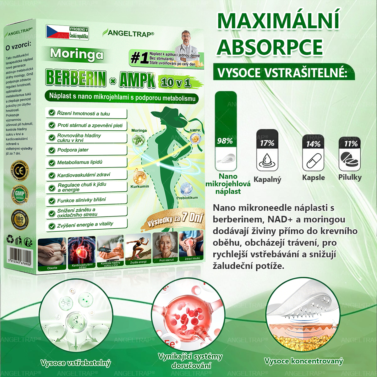 🚁🚁Oficiální prodejna  |  🧑‍⚕️ANGELTRAP® 𝐌𝐨𝐫𝐢𝐧𝐠𝐚 × 𝐁𝐞𝐫𝐛𝐞𝐫𝐲𝐧𝐚 × 𝐀𝐌𝐏𝐊 𝟏𝟎 v 1 – Zeštíhlující nano mikrojihlový náplast 🇨🇿 Jen 1× denně ✅ Viditelné změny za 7 dní – na obezitu, kardiovaskulární zdraví, diabetes a kloubní problémy